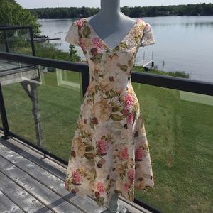 Adrianna Papell Floral Dress